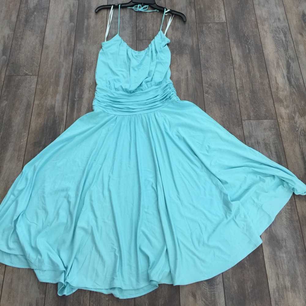 BCBGMaxAzria Light Blue Midi Dress